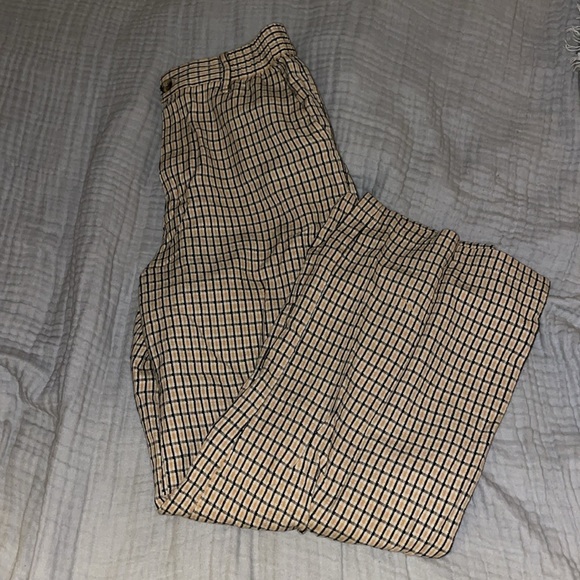 Yellow Plaid Billabong Pants - Size small - Picture 3 of 6